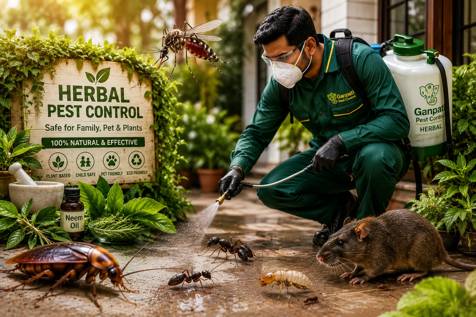 Herbal Pest Control Service in Jharkhand